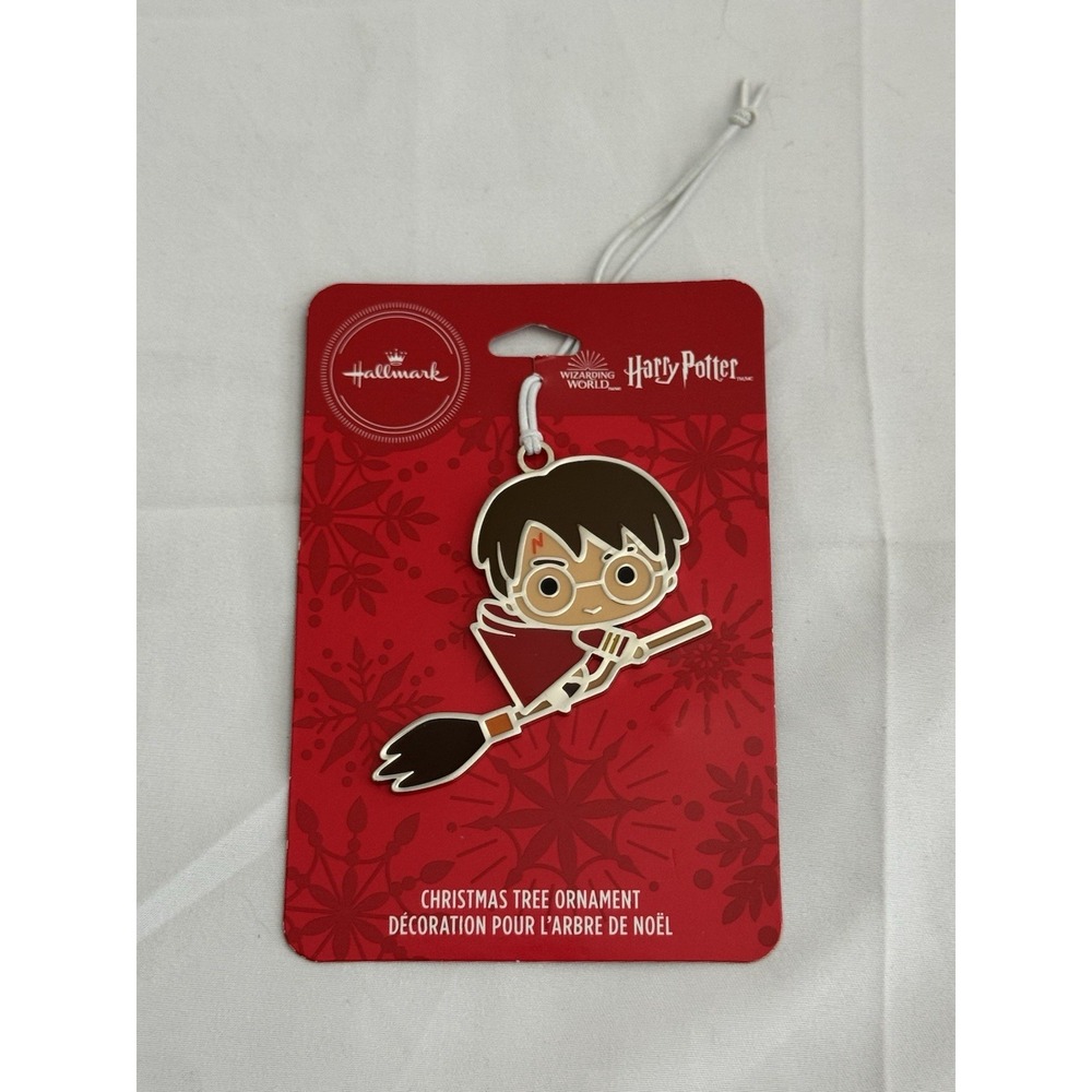 New Hallmark Wizarding World Harry Potter Broomstick Metal Christmas Ornament